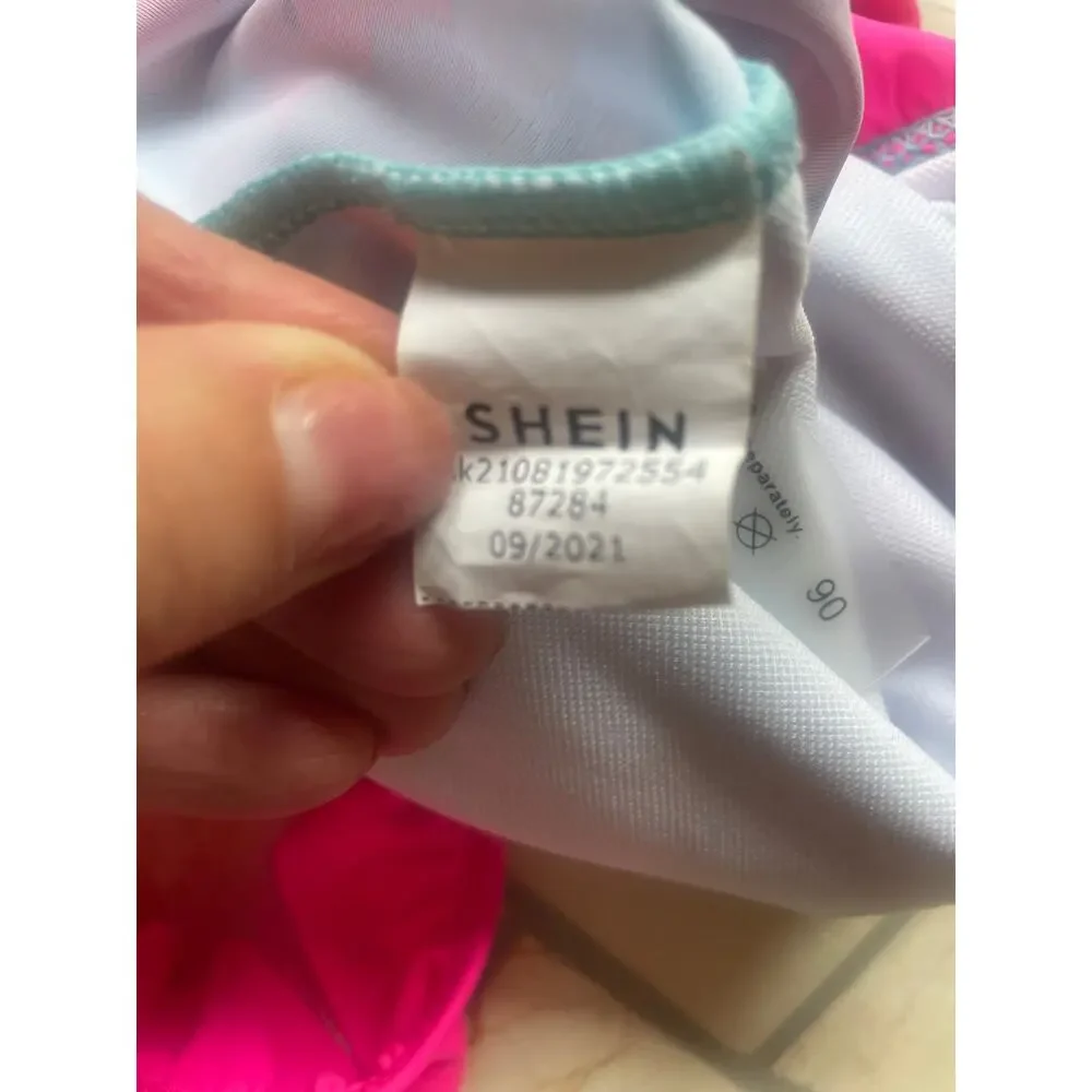 Shein Watermelon Print One Piece Swimsuit Sz (90) 24 months